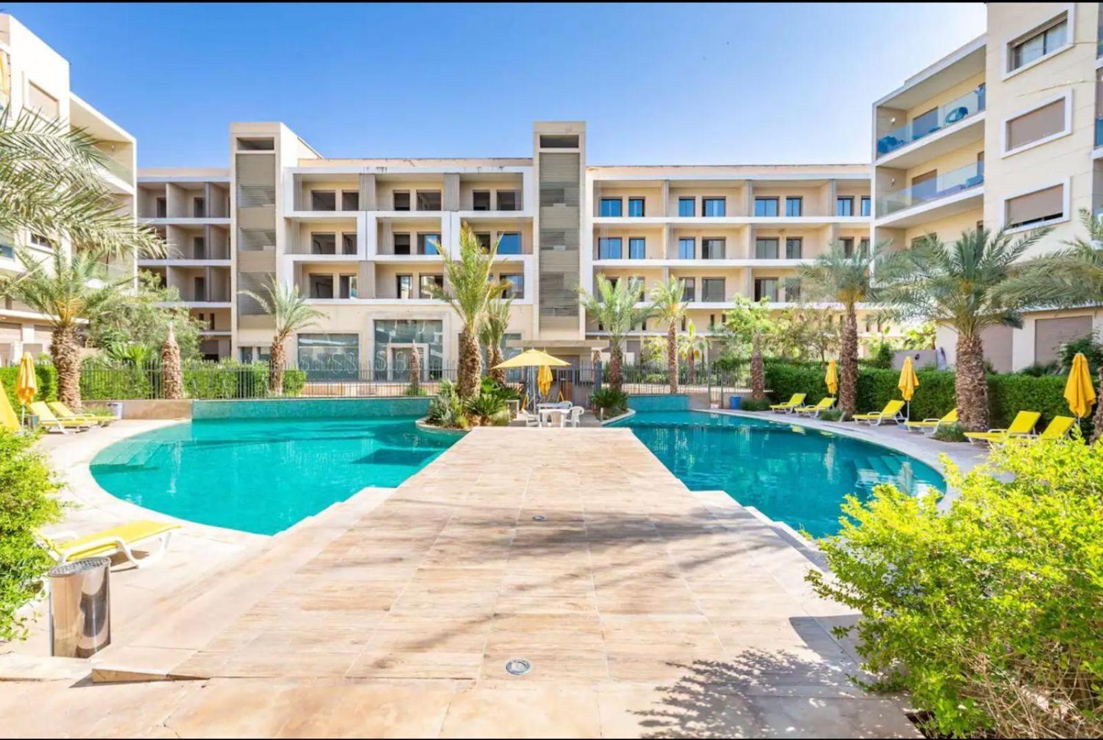 Appartement Luxueux Avec Piscine 10 Minutes Du Centre Ville Marrakesh Exterior photo