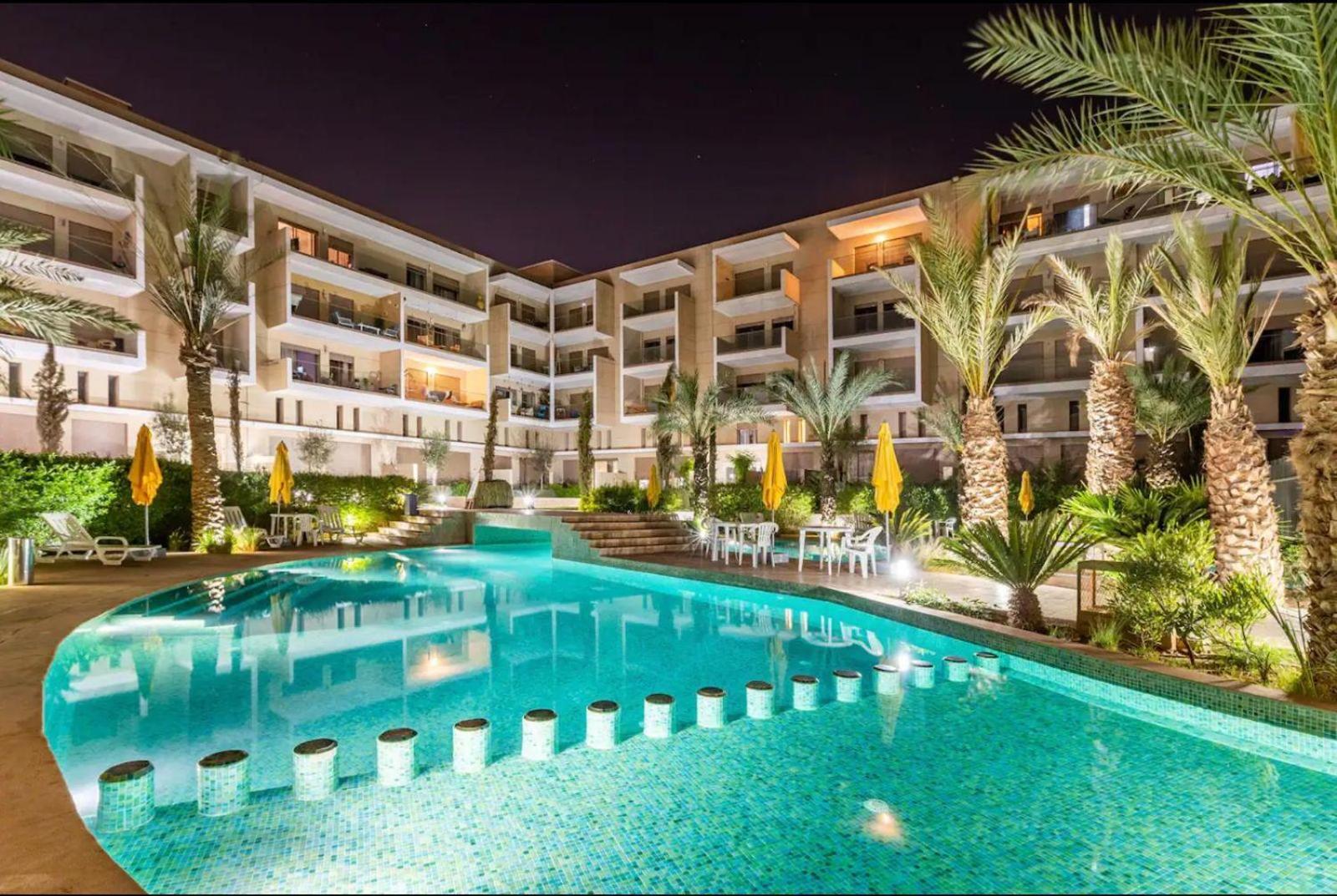 Appartement Luxueux Avec Piscine 10 Minutes Du Centre Ville Marrakesh Exterior photo